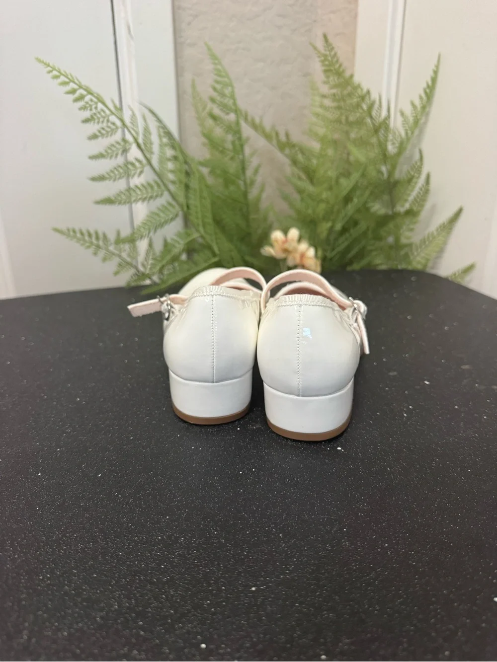 & Other Stories White Patent Mary Jane Girls Dress Shoes